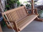 manufactured porch swing