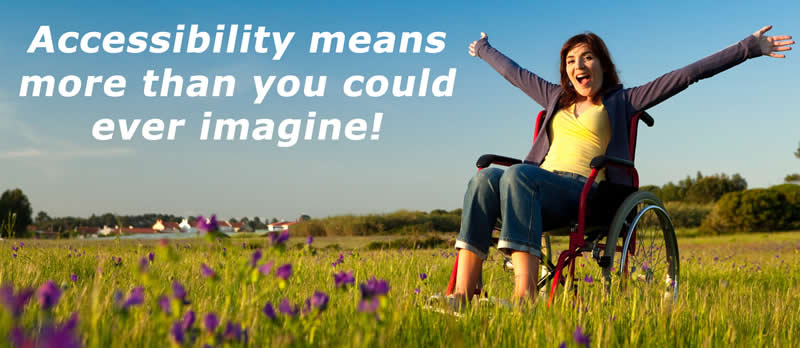 girl in a wheelchair in a field of flowers