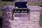 brick barbecue plans with gas barbecue insert
