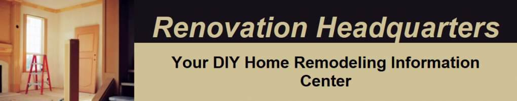 Renovation Headquarters website banner