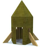 rocketship playhouse - free plans, drawings & instructions