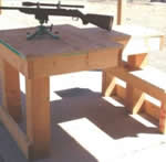 wooden shooting bench plans