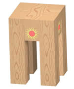 timber stool plans