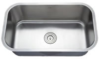 Undermount stainless steel sink