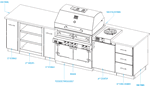 Bayside outdoor kitchen - selected information
