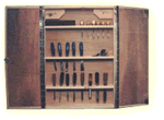 chisel storage cabinet
