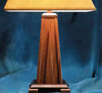 mahogany table lamp