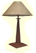 mission style lamp
