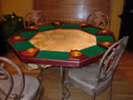 octagon poker table top