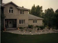 low voltage paver lights on walkway - 2