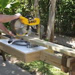Portable miter saw stand
