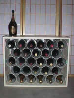 PVC wine rack