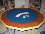 simple hexagon poker table