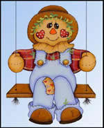 swinging scarecrow