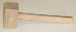 Wood mallet