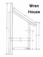 wren birdhouse plans