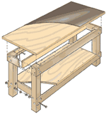 basic workbench - free plans, drawings and instructions