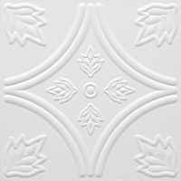 Ceiling tile with intricate pattern