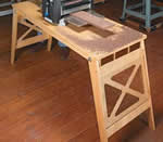 folding workbench - free plans, drawings and instructions