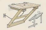 router table fold away