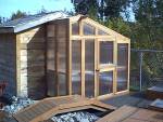 wood frame greenhouse plans