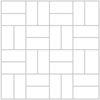 Woven Rattan tile design, pattern, layout