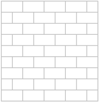 Bricks paver & concrete stone; design, pattern, layout