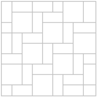 Woven Bricks tile design, pattern, layout