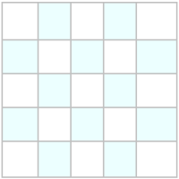 Chessboard tile design, pattern, layout