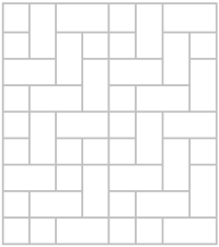 Cobblestones tile design, pattern, layout