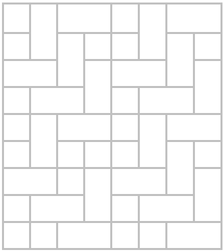 Cobblestones tile design, pattern, layout