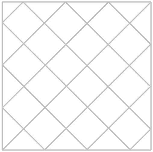 Diamond tile design, pattern, layout