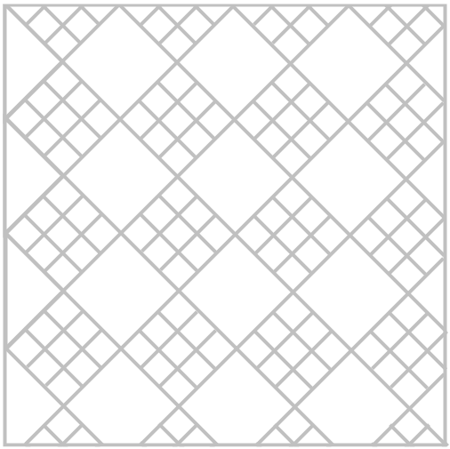 Checkered tile design, pattern, layout