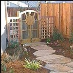 rustic garden gate