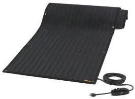 Wheelchair ramp heating mat