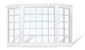 External appearance of a bow window