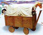 covered wagon toy box