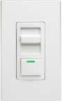Pushbutton switch with LED indicator and slide dimmer control