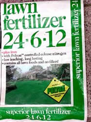 Bag of fertilizer