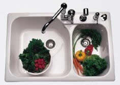 Fireclay traditional kitchen sink