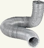 Flexible dryer vent pipe