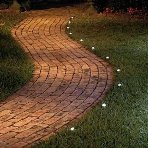 olar powered outdoor path lights