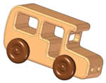 wooden bus toy