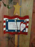 stars and stripes lawn ornament - free plans, drawings & instructions