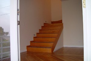 stairway before a remodel or renovation