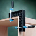 Clamp-It® being used on cabinet