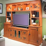flat screen TV media center