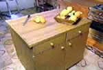 Mobile kitchen island