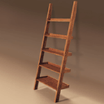 leaning shelf tower