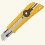 Razor blade knife with snap-off blades